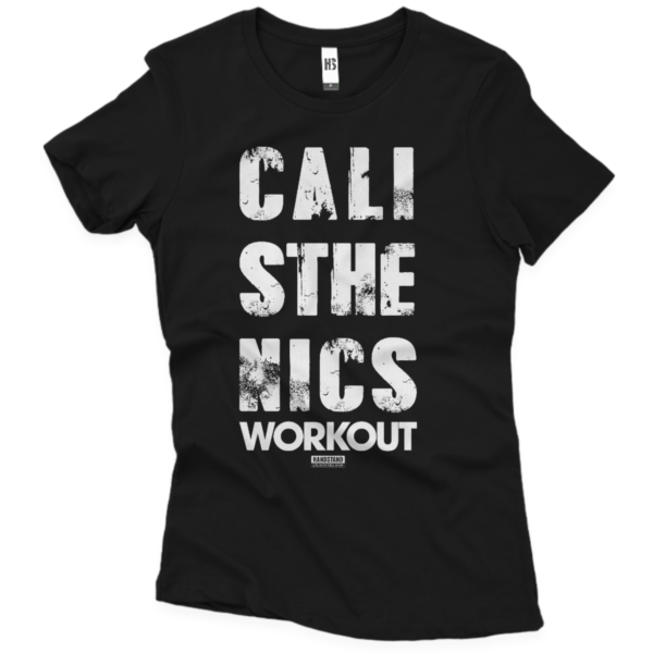 Camiseta Feminina - Calisthenics Workout - Preto