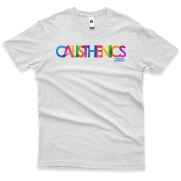 Camiseta Infantil - Calisthenics Colorful - Branco