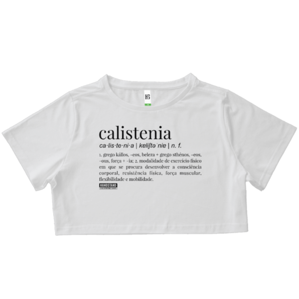 Cropped - Calisthenics Meaning - Branco