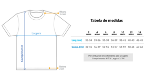 Medidas Camiseta Infantil